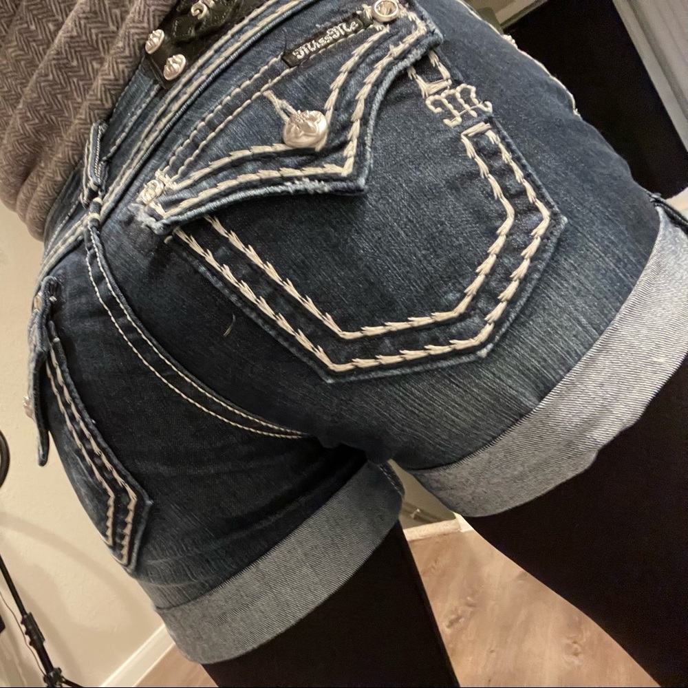 MissMe Cuffed Shorts